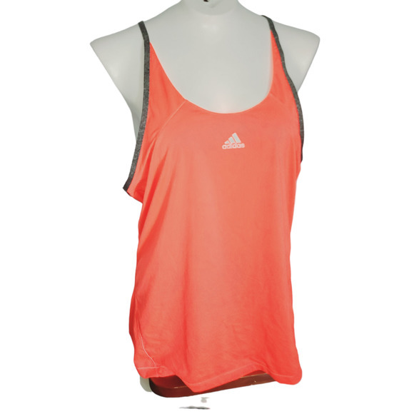 Adidas Climate Razor Back Spaghetti Strap Tank Top Size XL - Picture 2 of 4